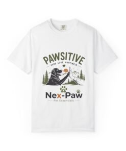 Alternative view of Pawsitive Nex-Paw Pet T-Shirt — ‘Pawsitive’ Graphic Tee for Dog Lovers