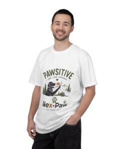 Pawsitive Nex-Paw Pet T-Shirt — ‘Pawsitive’ Graphic Tee for Dog Lovers