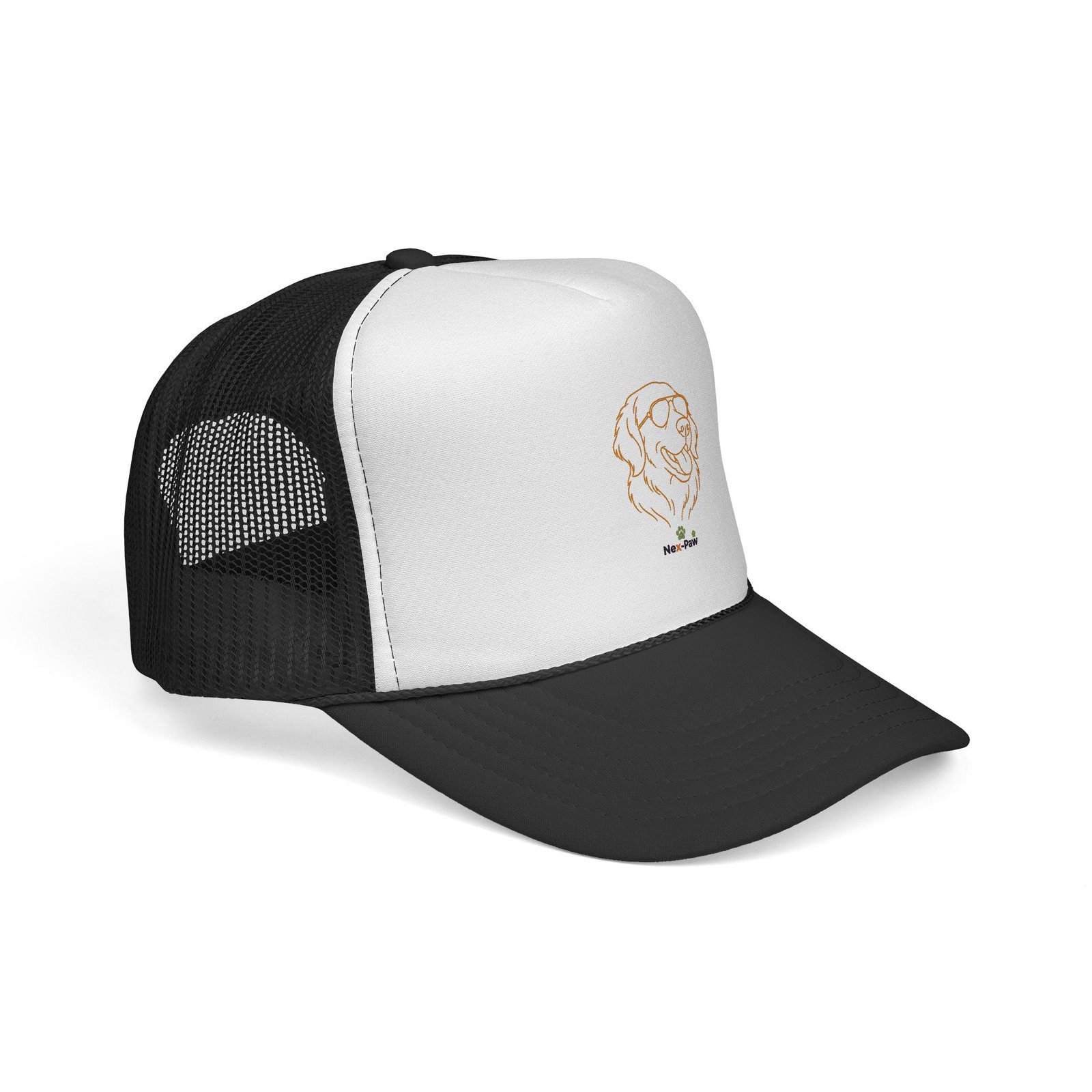 Golden Retriever Trucker Cap β Embroidered Dog Face Mesh Hat - Image 2