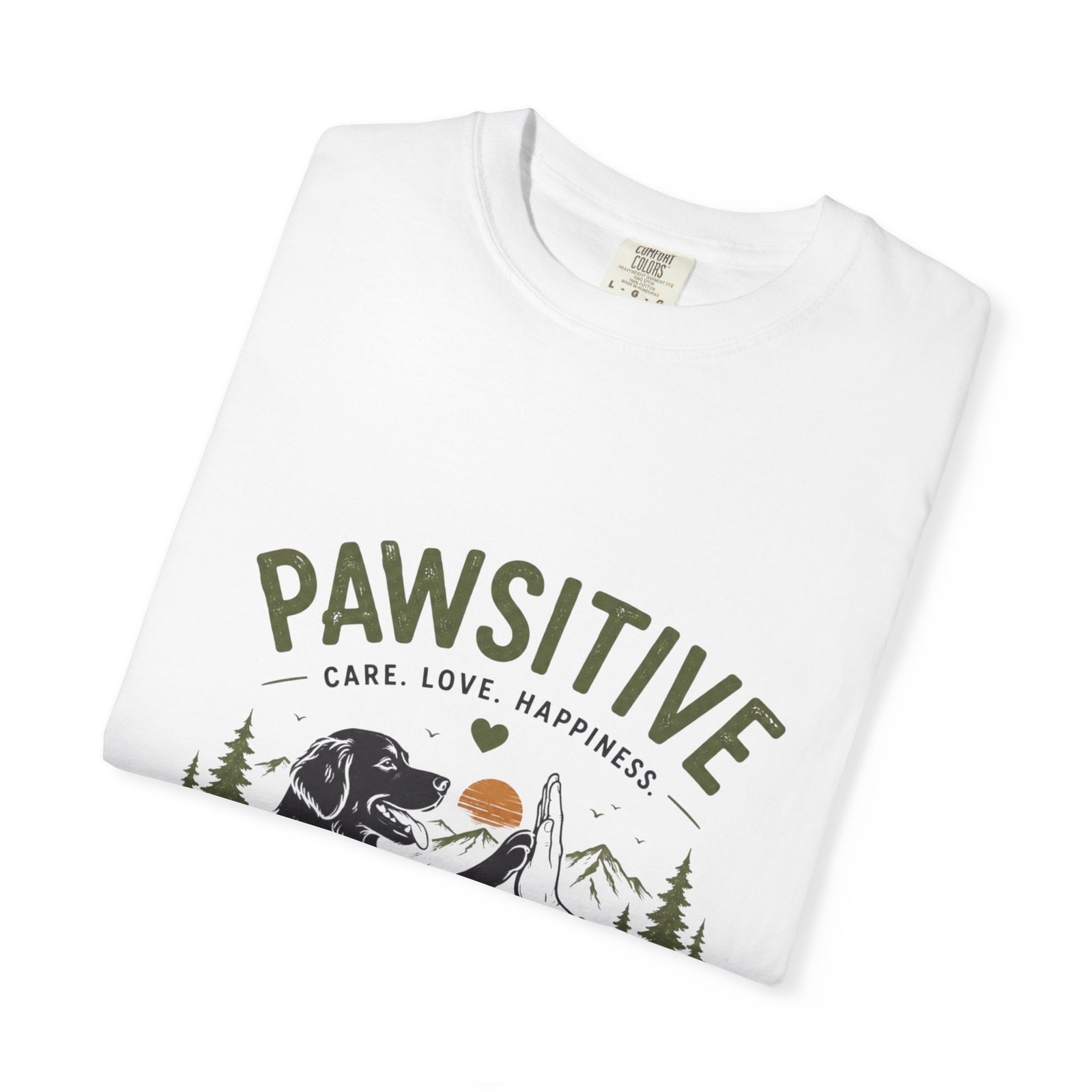 Pawsitive Nex-Paw Pet T-Shirt — ‘Pawsitive’ Graphic Tee for Dog Lovers - Image 4