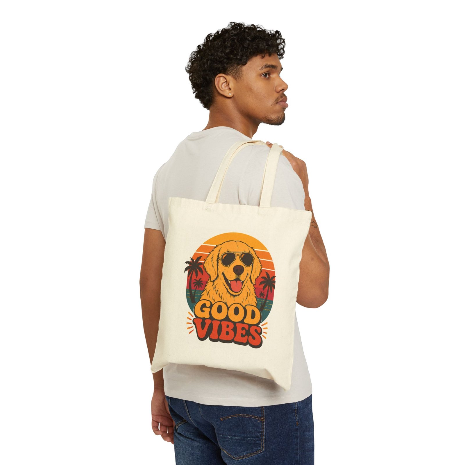 Cotton Canvas Tote Bag - Image 3