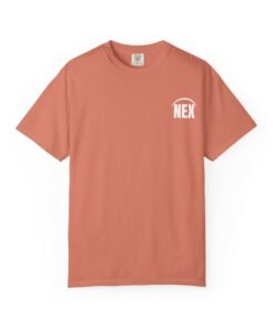 NEX Never Give Up T-Shirt — Inspirational Motivational Tee with Bold Script